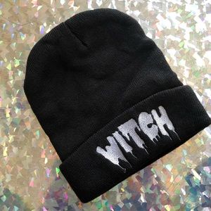 Witch Embroidery Beanie
